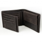 Preview: Herren-Geldbörse "Ichthys" - dunkelbraun