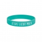 Preview: Silikon Armband "Jesus liebt mich"