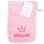 Preview: Waschhandschuh "Königskind" - rosa
