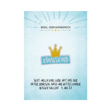 Textil Patch "Königskind"