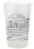 Ausmal-Trinkbecher "Arche Noah"