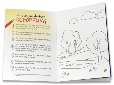 Preview: Malheft "Gottes wunderbare Schöpfung"