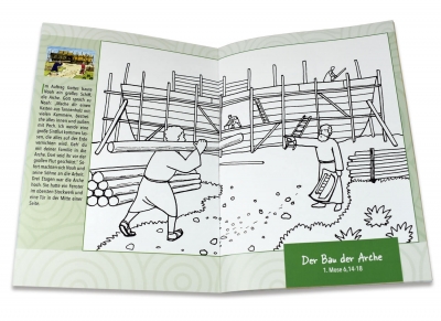 Preview: Mal- und Leseheft "Die Bibelgeschichte Arche Noah"