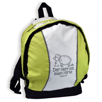 Kinderrucksack - Schäfchen "Der Herr ist mein Hirte"