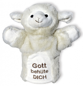 Handpuppe - Schaf Frederik "Gott behüte Dich"