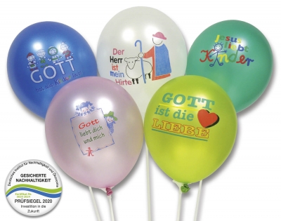 Luftballons im Mettalic-Look - 25er Pack