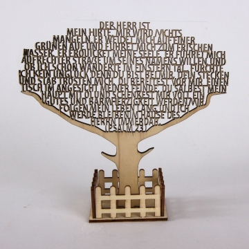 Text-Baum "Psalm 23"