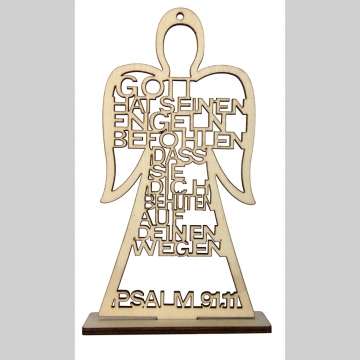 Preview: Text-Engel "Gott hat seinen Engeln befohlen"