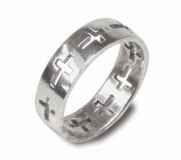 Ring "Kreuze" - ausgestanzt