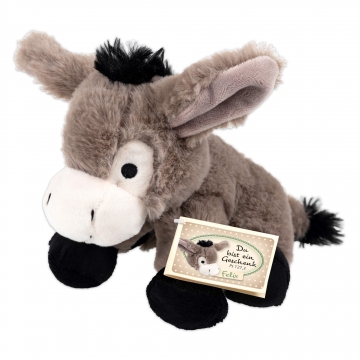Kuscheltier - Esel Felix "Du bist ein Geschenk"