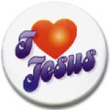 Ansteckbutton "I Love Jesus"