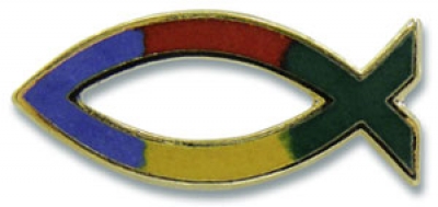 Metall-Anstecker Ichthys