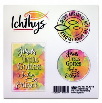 Aufkleber-Set "Ichthys"