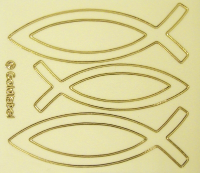 Aufkleber "ICHTHYS" 3er-Set