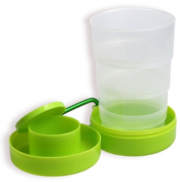 Preview: Outdoor-Trinkbecher "Bei Gott kannst du auftanken" - grün