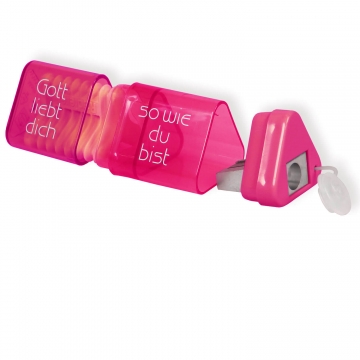 Preview: Anspitzer+Radiergummi "Gott liebt dich so wie du bist"