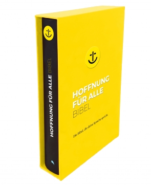 Hoffnung für alle - Black Hope Geschenkbibel (Kunstleder im gelben Schuber)