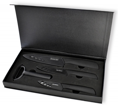 Preview: Keramikmesser-Set "Jesus ist-das Brot-des Lebens"