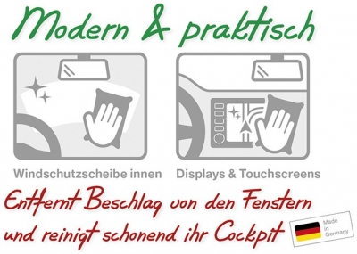 Preview: Microfaser-Scheibenschwamm "Bei Regen und bei Sonnenschein"