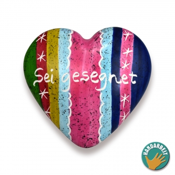 Handschmeichler Specksteinherz - Sei gesegnet