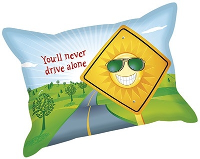 Preview: Microfaser-Scheibenschwamm "You'll never drive alone"