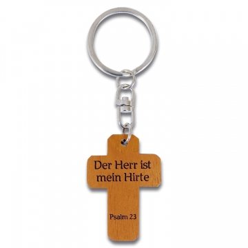 Schlüsselanhänger "Kreuz" - Der Herr ist mein Hirte