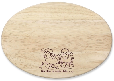 Frühstücksbrett "Schafe"
