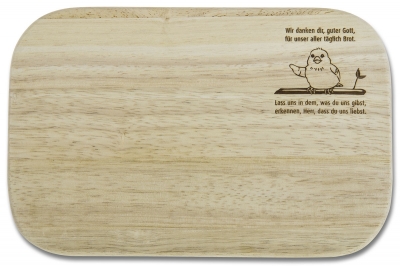 Frühstücksbrettchen "Vogelmotiv"