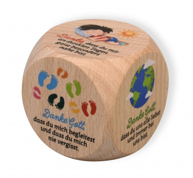 Gebetswürfel "Dankesgebete"