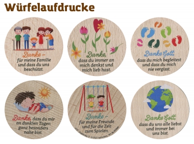 Gebetswürfel - Dankesgebete