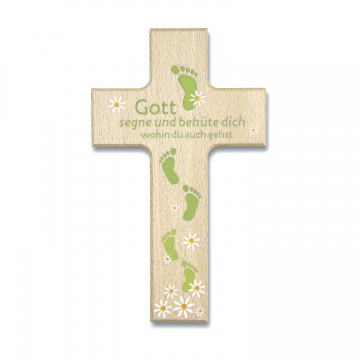 Preview: Holzkreuz - Gott segne und behüte dich