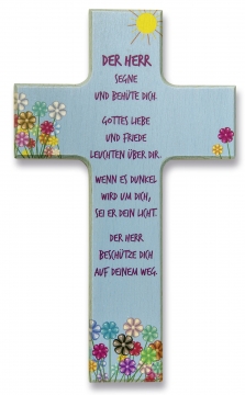 Holzkreuz "Der Herr segne..."