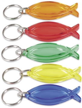 Schlüsselanhänger "Fisch"- Kunststoff