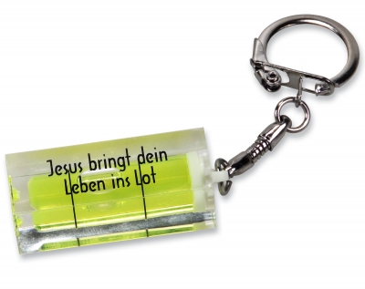 Schlüsselanhänger "Mini-Wasserwaage"