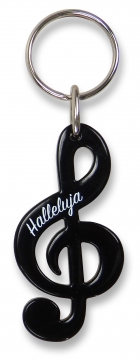 Preview: Schlüsselanhänger "Notenschlüssel"