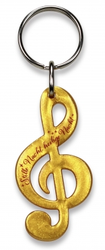 Schlüsselanhänger "Notenschlüssel" - Stille Nacht, heilige Nacht