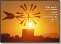 Postkartenserie "Alles, was dir vor die Hände kommt"