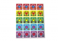 Aufkleber-Bogen "Jesus loves me"