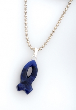 Halskette mit Anhänger "Fisch"