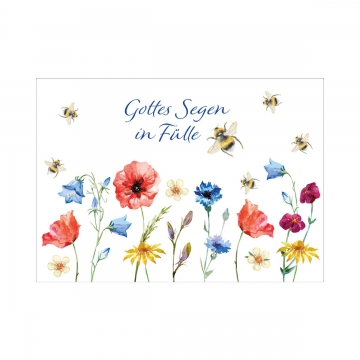 Postkarte "Gottes Segen in Fülle"