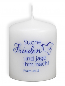 Kerze Jahreslosung 2019 - klein