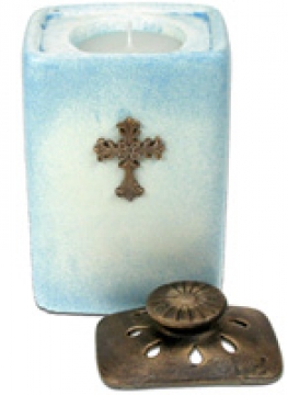 Preview: Teelichthalter "Freut euch des Herrn"