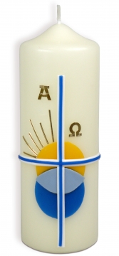 Kerze "Ostern" - groß