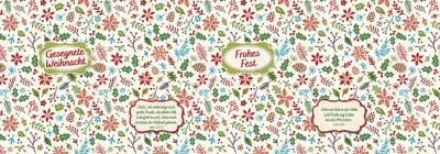 Preview: Geschenkpapier-Buch: Weihnachts-Segen (Nordischer Winter)