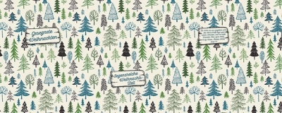 Preview: Geschenkpapier-Buch: Weihnachts-Segen (Nordischer Winter)