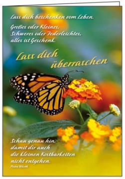 Faltkarte "Lass dich beschenken..."