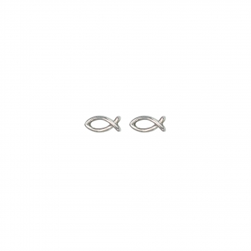 Ohrstecker - Ichthys - 925er Sterlingsilber