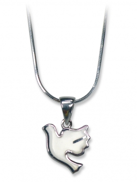 Halskette "Taube" - 925er Sterlingsilber