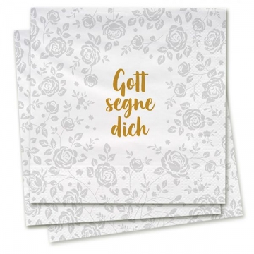 Servietten "Gott segne dich" (20er Pack)