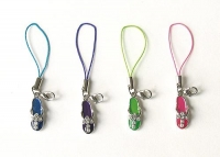 Phone Strap "Sandalen mit Kreuz" - Straßsteine